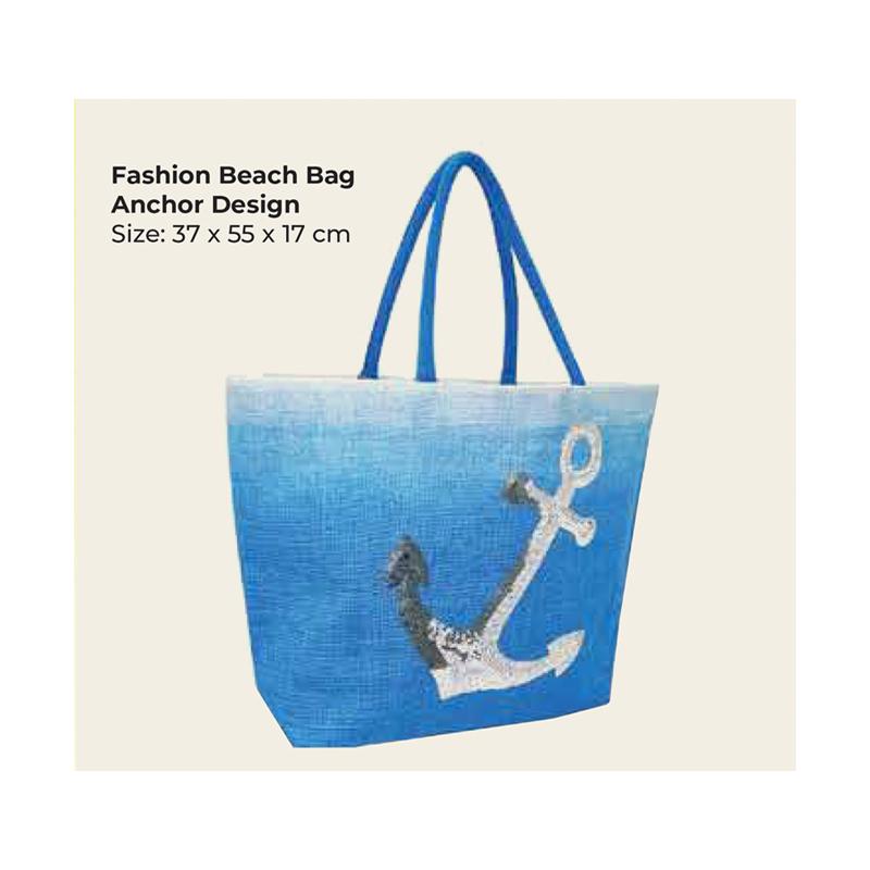 Fashion Beach Bag  Anchor Design